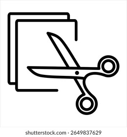 Craft Outline Icon Vector Illustration