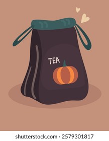  Craft Paper Bag With Tea Pumpkin Taste