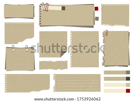 
craft paper notepad frame set