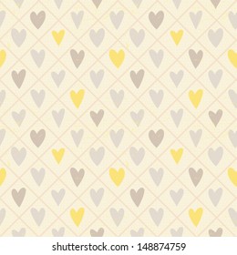 Seamless Pattern Retro Style Gold Crown Stock Vector (Royalty Free ...