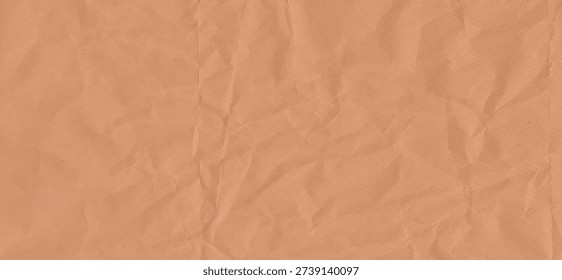 Craft rustic brown and tan paper background with a subtle halftone grain or noise texture for natural kraft book design for collage Korean-inspired craft dot circle texture abstract bg