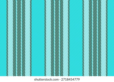 Textil de fondo sin costuras artesanal, textura de líneas de rayas neutras. Patrón de tela de Vertical de Vector diario en paleta de colores cian y naranja.