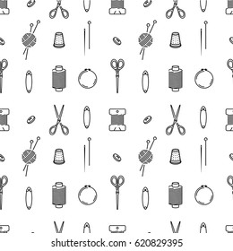 Craft seamless pattern