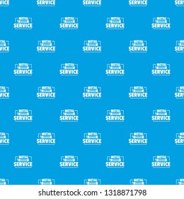 Craft service pattern vector seamless blue repeat for any use