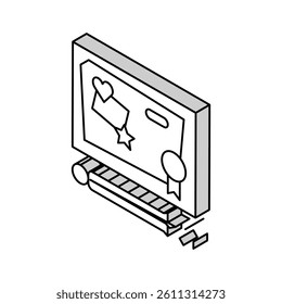 craft toys isometric icon vector. craft toys sign. isolated symbol illustration