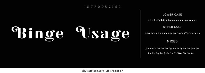 Craft vintage typeface design. Graphic display alphabet. Fantasy type letters. Latin characters, numbers. Vector illustration. Old badge, label, logo template