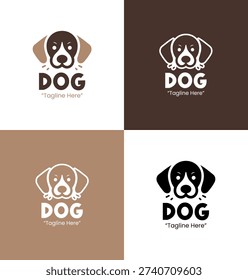 Crafted for creative brands and veterinary services seeking a recognizable canine branding symbol.