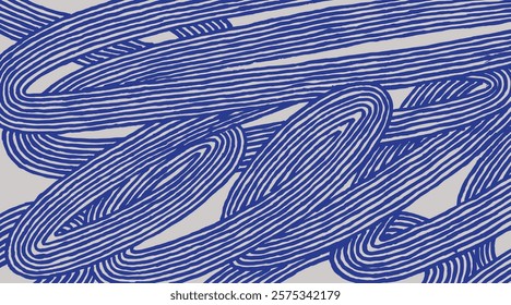 Crafted hand drawn brush line abstract yarn pattern, Japanese, Ethnic folk inspired wood carving, engraving, basketry surface texture background, simple graphic for textile, carpet,