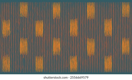 Crafted hand drawn vertical stripe brush line abstract pattern, Japanese inspired wood carving, wood block, engraving, weaving style textured background, minimal graphic for carpet, textile, 