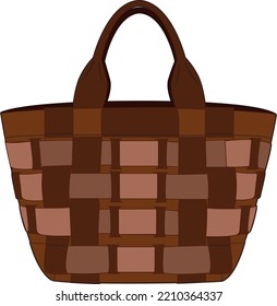 Crafting Tote Bag Brown 7