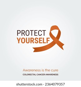 Crafting a Cure Vector Background Colorectal Cancer
