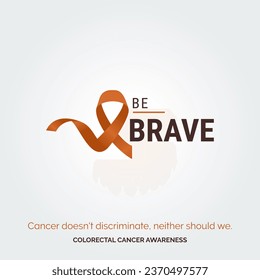 Crafting a Cure Vector Background Colorectal Cancer