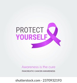 Crafting a Cure. Vector Background Pancreatic Cancer Initiative