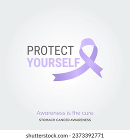 Crafting a Cure. Vector Background Stomach Cancer Initiative