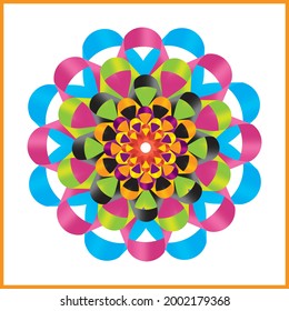 Diseño de vectores de flor y diseño de vectores de flor de cinta