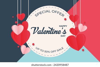 Crafting love-infused banners for your Valentine's Day sale! Elevate your promotions with our captivating designs. Shop now for romantic savings! #banner #valentine