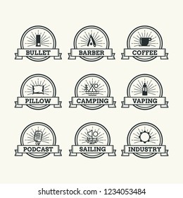 Crafts Handmade Logo Set