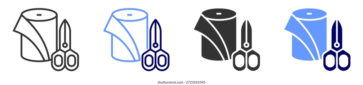 Conjunto de iconos de manualidades Estilo múltiple