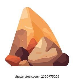 crafts with precious gem icon isolated
