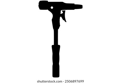 Craftsman Tools Silhouette High Resolution Handyman Equipment Vector Illustration.