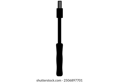 Craftsman Tools Silhouette High Resolution Handyman Equipment Vector Illustration.