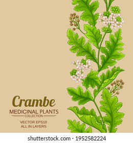 crambe pattern on color background