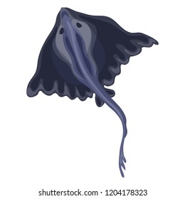 Cramp fish icon. Cartoon of cramp fish vector icon for web design isolated on white background