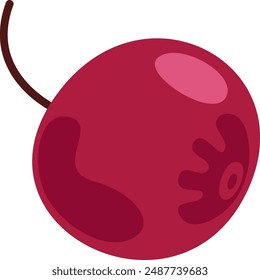 Cranberry Hand Drawn Vector Illustration