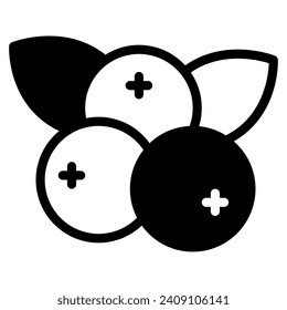 Icono de Cranberry para web, app, infografía, etc