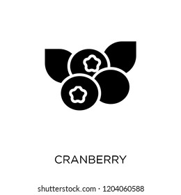 Cranberry icon. Cranberry symbol design from Fruitandvegetables collection. Simple element vector illustration on white background.