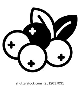 Cranberry icon for web, app, infographic, etc