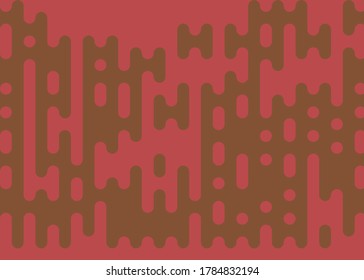 Color rojo Cranberry Resumen Líneas de color redondeadas semitonos ilustración de fondo de transición