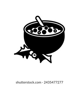 Cranberry Sauce Diät-Symbol in Vektor. Firmenzeichen
