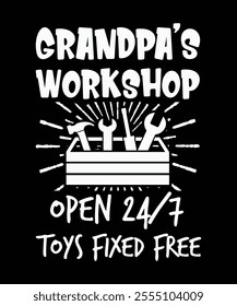 Crandpa's workshop, I want you to act as a prompt generator for Adobe Firefly's artificial intelligence program.
