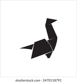 CRANE BIRD ICON VECTOR ILLUSTRATION SYMBOL DESIGN