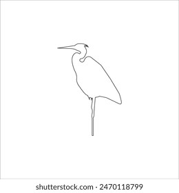 DISEÑO DEL SÍMBOLO DE ILUSTRACIÓN VECTORIAL DEL ÍCONO DEL PÁJARO