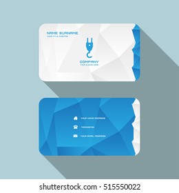 crane business card template