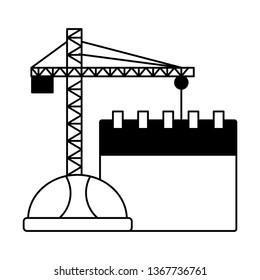 crane construction calendar labour day