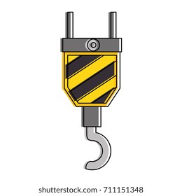 crane construction isolated icon