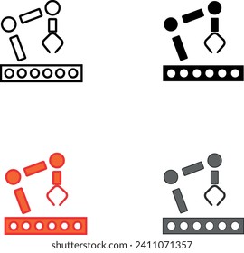 crane construction technology icon machine