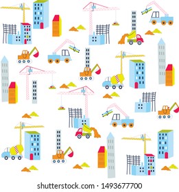 crane construction vector house report