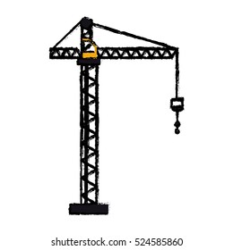 crane hook construction machine drawing