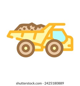 crane hook construction vehicle color icon vector. crane hook construction vehicle sign. isolated symbol illustration