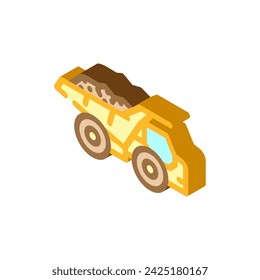 crane hook construction vehicle isometric icon vector. crane hook construction vehicle sign. isolated symbol illustration