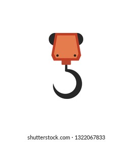 crane hook, hang icon. Color element of construction icon. Premium quality graphic design icon. Signs and symbols collection icon for websites, web design, mobile app