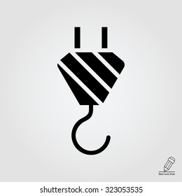 Crane hook icon