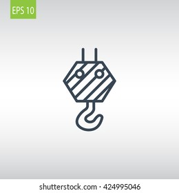 crane hook icon
