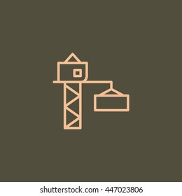 crane hook icon. 