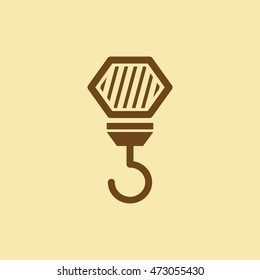 Crane Hook Icon.