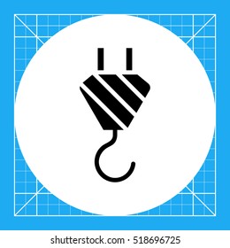 Crane hook icon